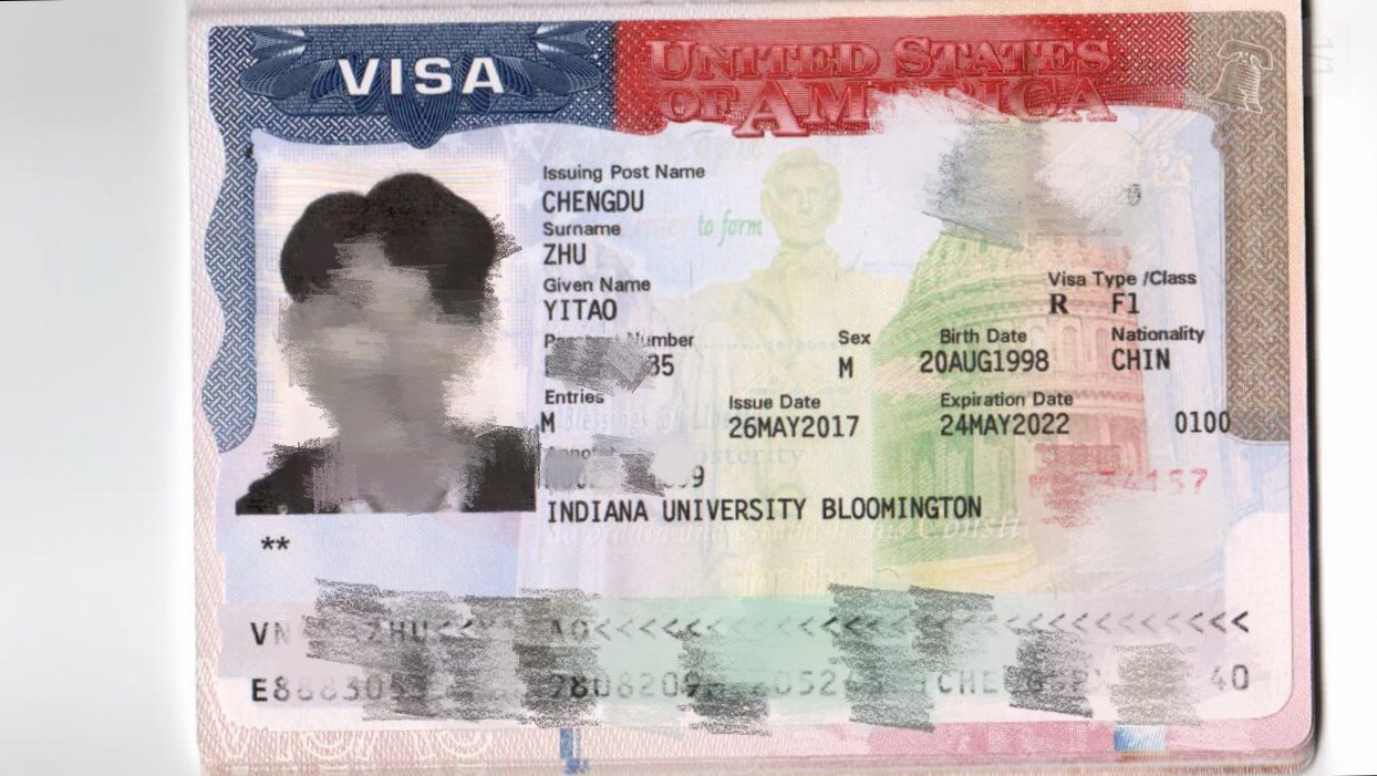 恭喜朱逸韜獲得美國留學(xué)簽證?。?！